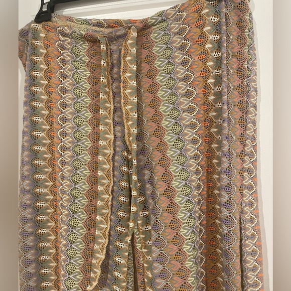 Becca swim crochet side slit pants size small - Picture 5 of 13